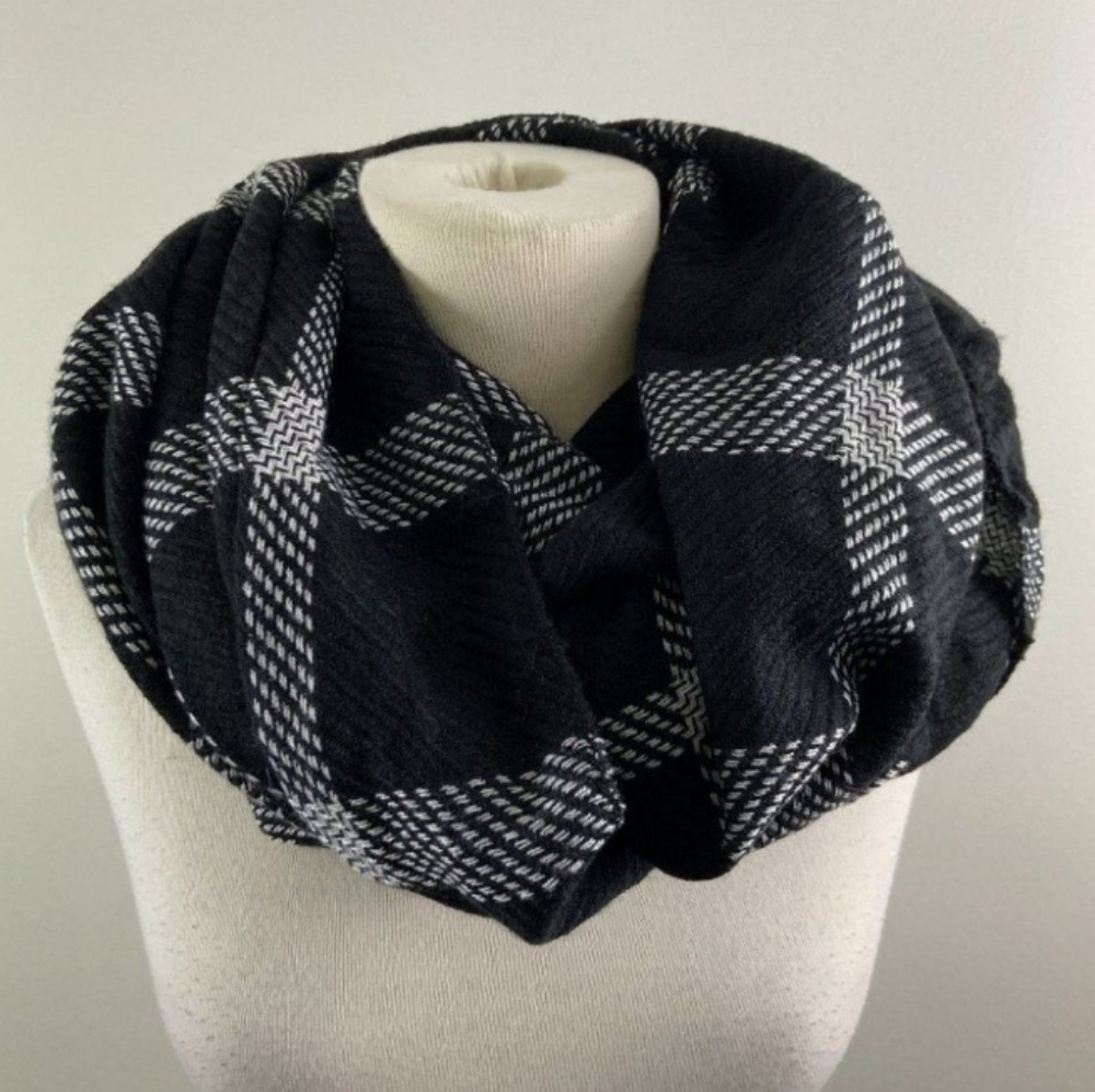 Plaid Infinity Scarf